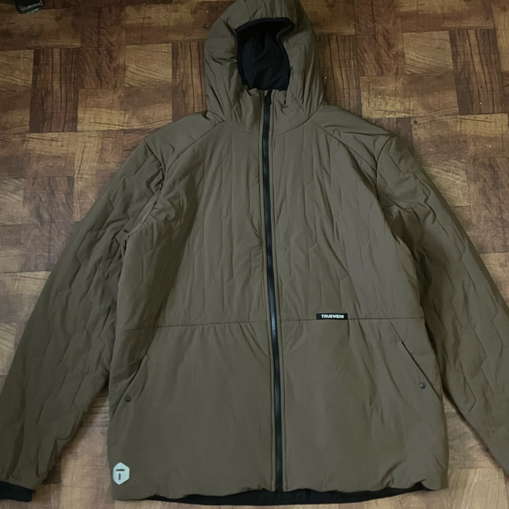 Truewerk Men’s Brown M3 Woobie Hoodie XXL - Picture 2 of 16